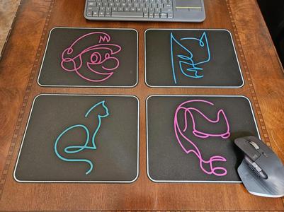 Neon Mousepads - Set 2