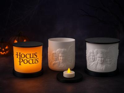Sanderson Sisters Lithophane Cylinder