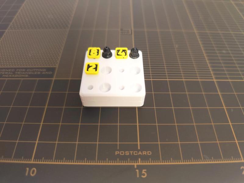 1x1 M6 nozzle storage module (compatible with redghost modular storage box)