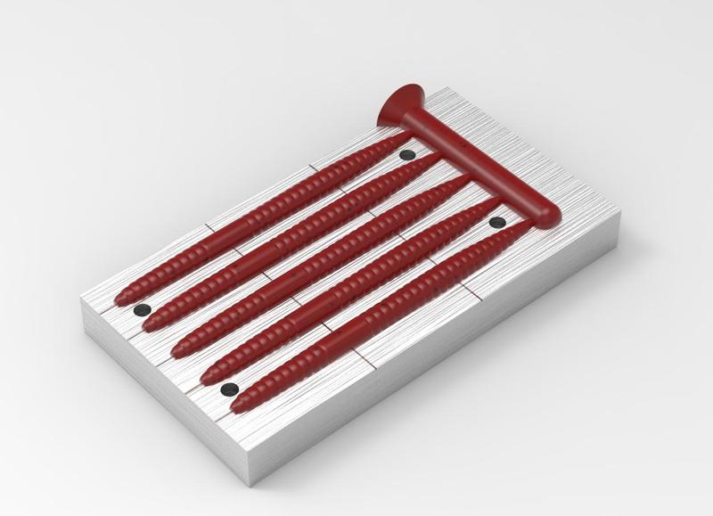 Keitech salty core stick Mold