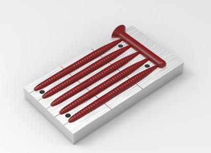 Keitech salty core stick Mold