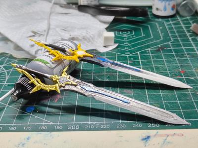Dawn White Calamity Greatsword 13cm/17cm for Assembly Models