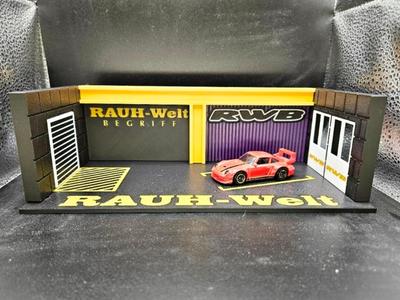 RWB Porsche garage diorama
