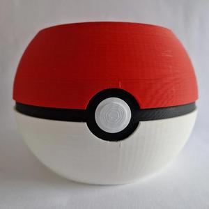 Pokebowl Pokeball bucket or piggy bank (multicolor in parts)