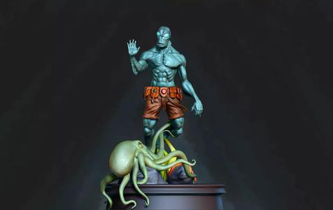 Abe Sapien Sea Creature Miniature