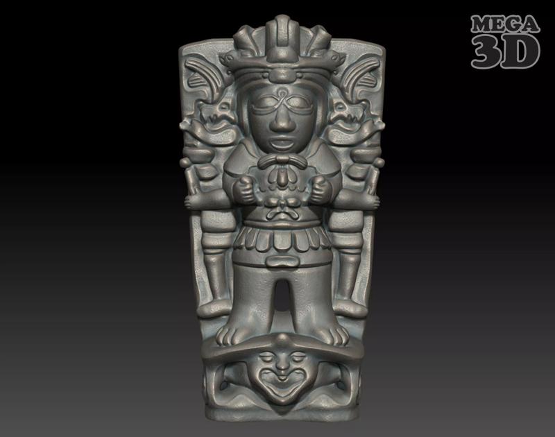 Ancient Mayan Statue 07 241227