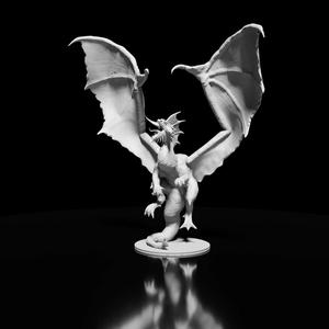 Ancient Black Dragon miniature