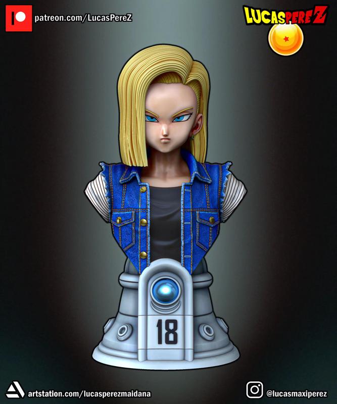 ANDROIDE A-18 BUSTO