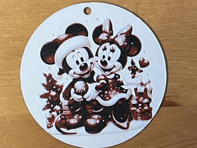 Minnie and mickey bauble