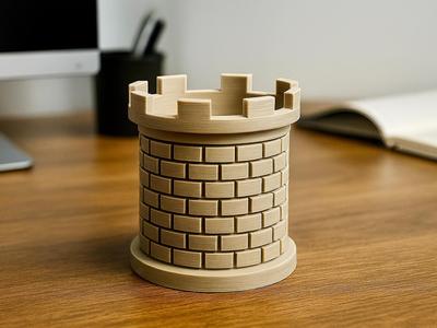 Castle Tower Pen Holder