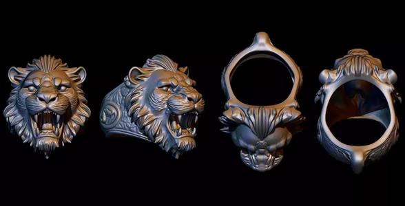 Lion ring