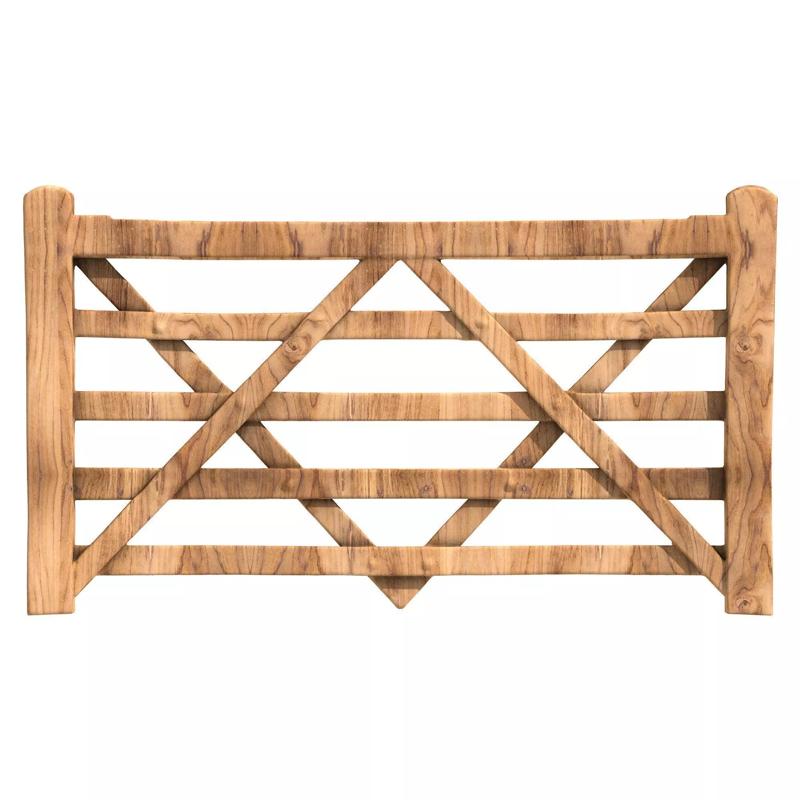 Wooden fence