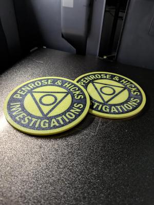 Penrose & Hicks Coaster