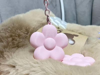 Flower Charm Keychain