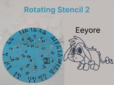 Rotating Stencil 2 Eeyore