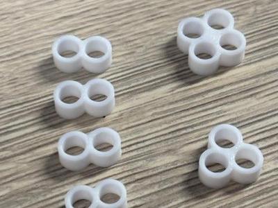 PTFE Clip for 2, 3 or 4 tubes 