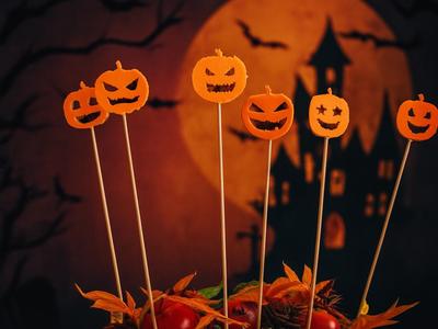 Decoration pumpkin stick