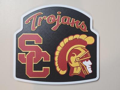 USC Logo Wall Display