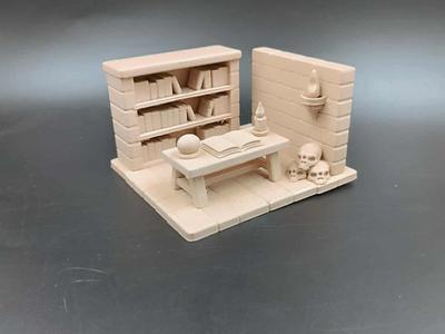 Wizard’s Workshop Diorama - RPG - TTRPG - DnD