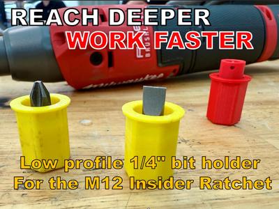Insider Ratchet Low Profile Bit Holder
