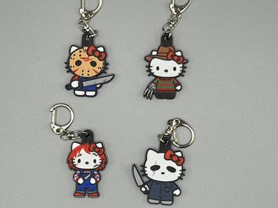 Hello Kitty Horror Movie Keychains