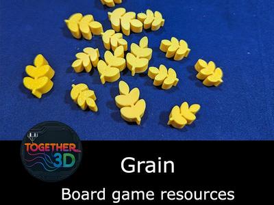 Grain - board game resource token