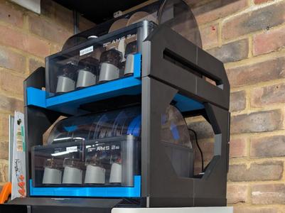 Dual AMS Sliding Rack - H2D Clamp