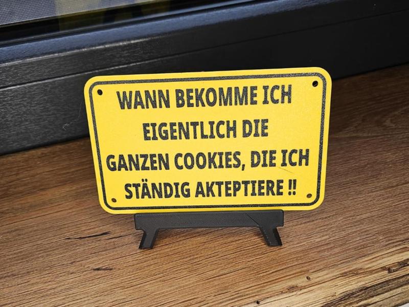 Funny Sign Cookies