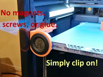 45mm Thermo-hygrometer holder for P1S / X1