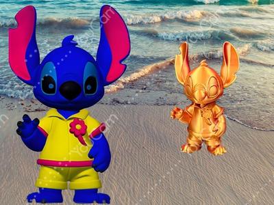 Stitch in vacation mode
