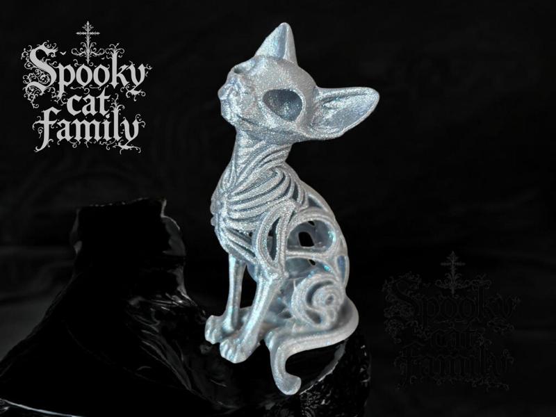 Spooky cat family - Vigía del umbral