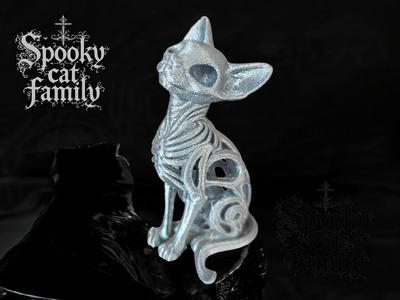 Spooky cat family - Vigía del umbral