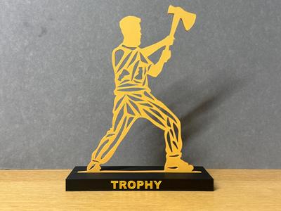Axe Throwing Trophy