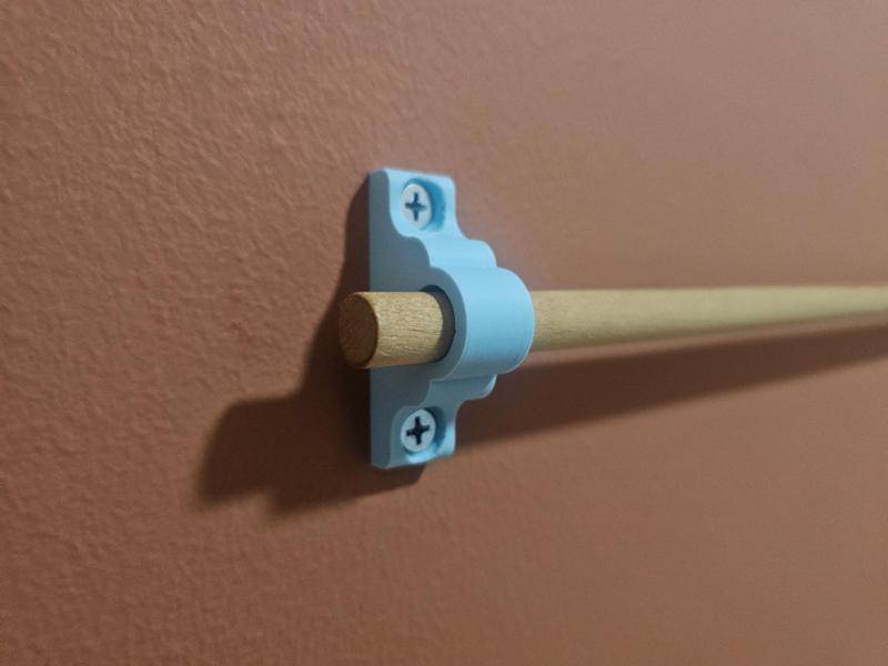 12 mm pole wall holder