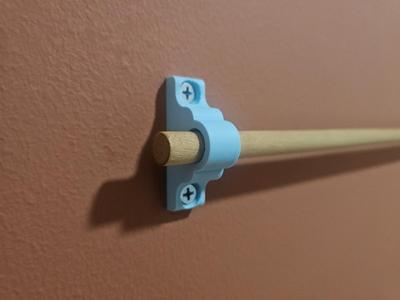 12 mm pole wall holder