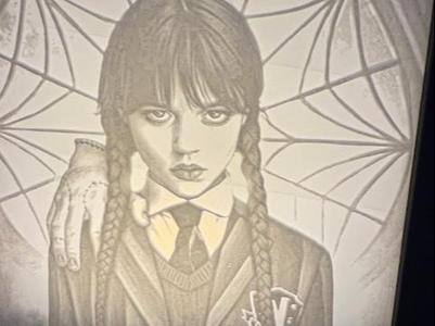 wednesday adams 2 of 4  lithophanes 