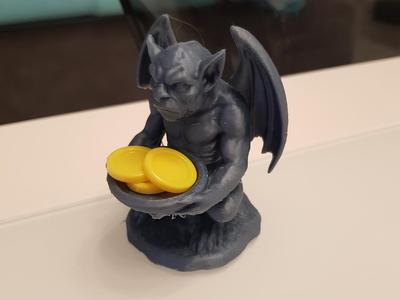 Gothic valet tray with gargoyle design Cathedral