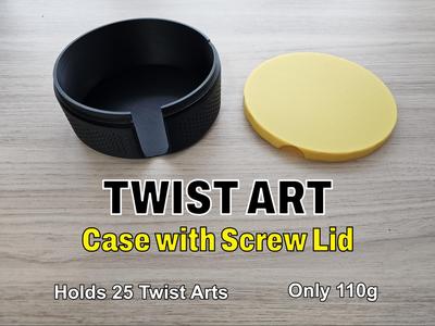 Twist Art Case (Screw Lid)