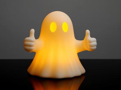 Hollow Halloween Like Ghost - Glowing Cutie 