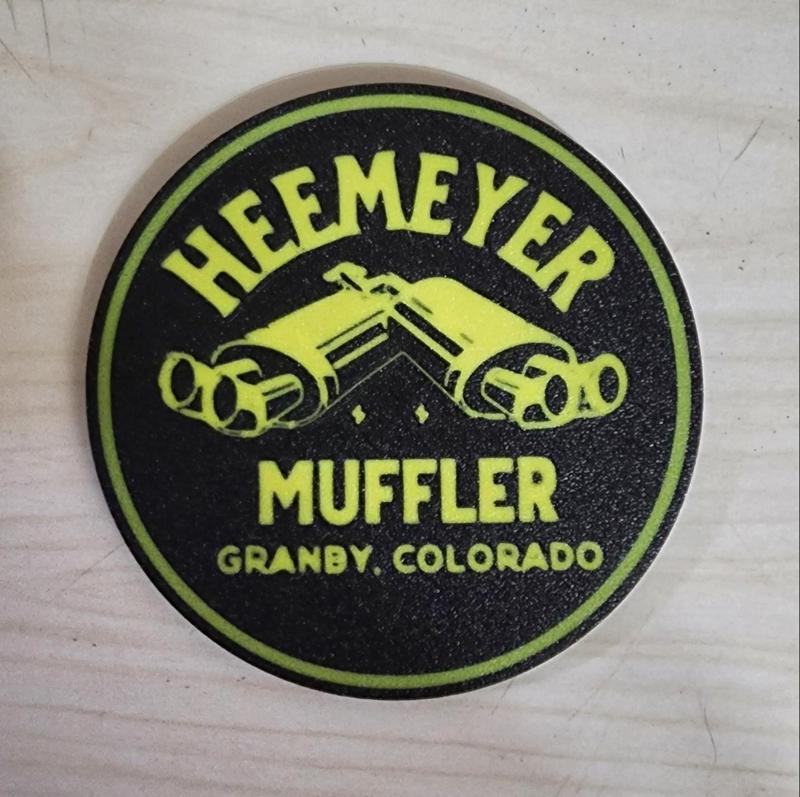 Heemeyer Muffler Coaster