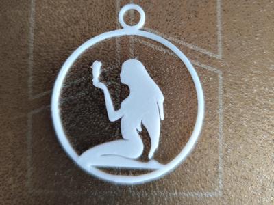 Virgo Maiden Zodiac Keychain
