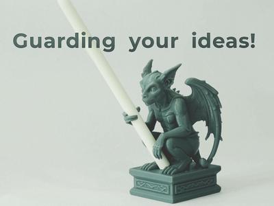 Gargoyle Guardian Pen Holder – Mythic Desk Buddy