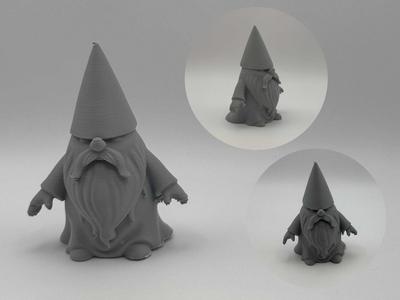 Pointy Hat Gnome – Bearded Figurine