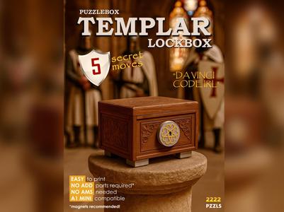 Templar Lockbox | Mechanical Puzzlebox