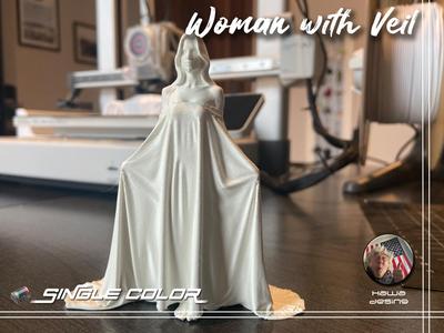 Woman with veil