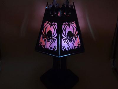 Halloween Tea Light Table Lamp