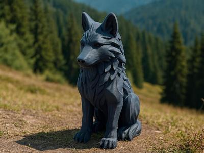 Guardian of the Northern Lights – the mystic wolf