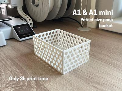 Perfect Size Poop Bucket for A1 & A1 mini