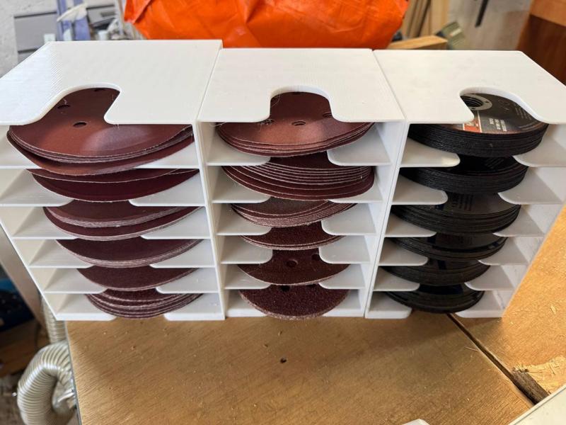 125mm Sanding and grindind disc rack