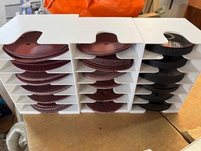 125mm Sanding and grindind disc rack